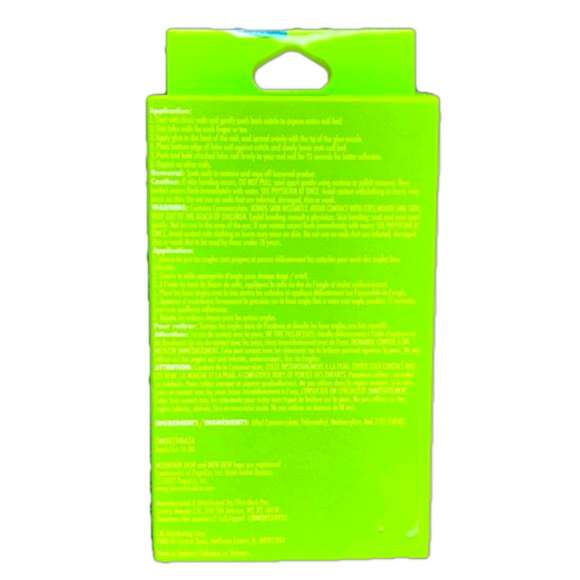 Mountain Dew Stiletto Vegan Faux Nail Set - 24 Pack - NWT - Picture 2 of 4